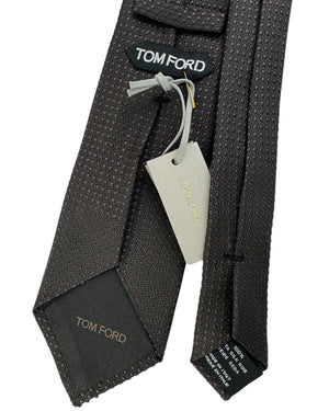 Tom Ford Silk Tie Dark Brown