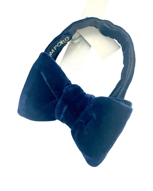 Tom Ford Velvet Bow Tie Midnight Blue