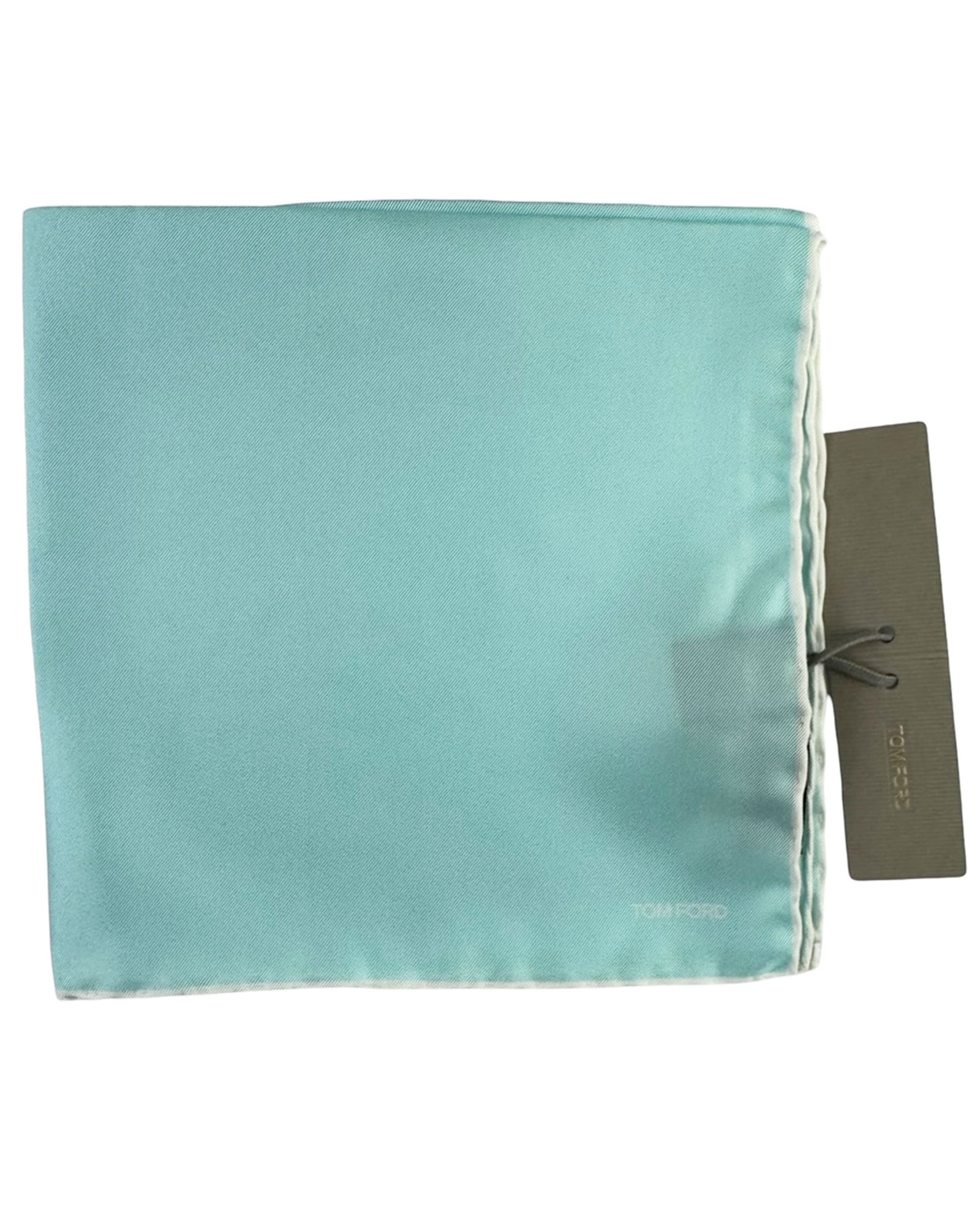 Tom Ford Silk Pocket Square Sky Blue