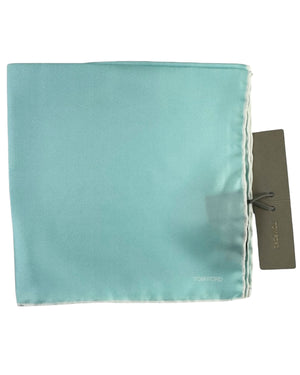 Tom Ford Silk Pocket Square Sky Blue