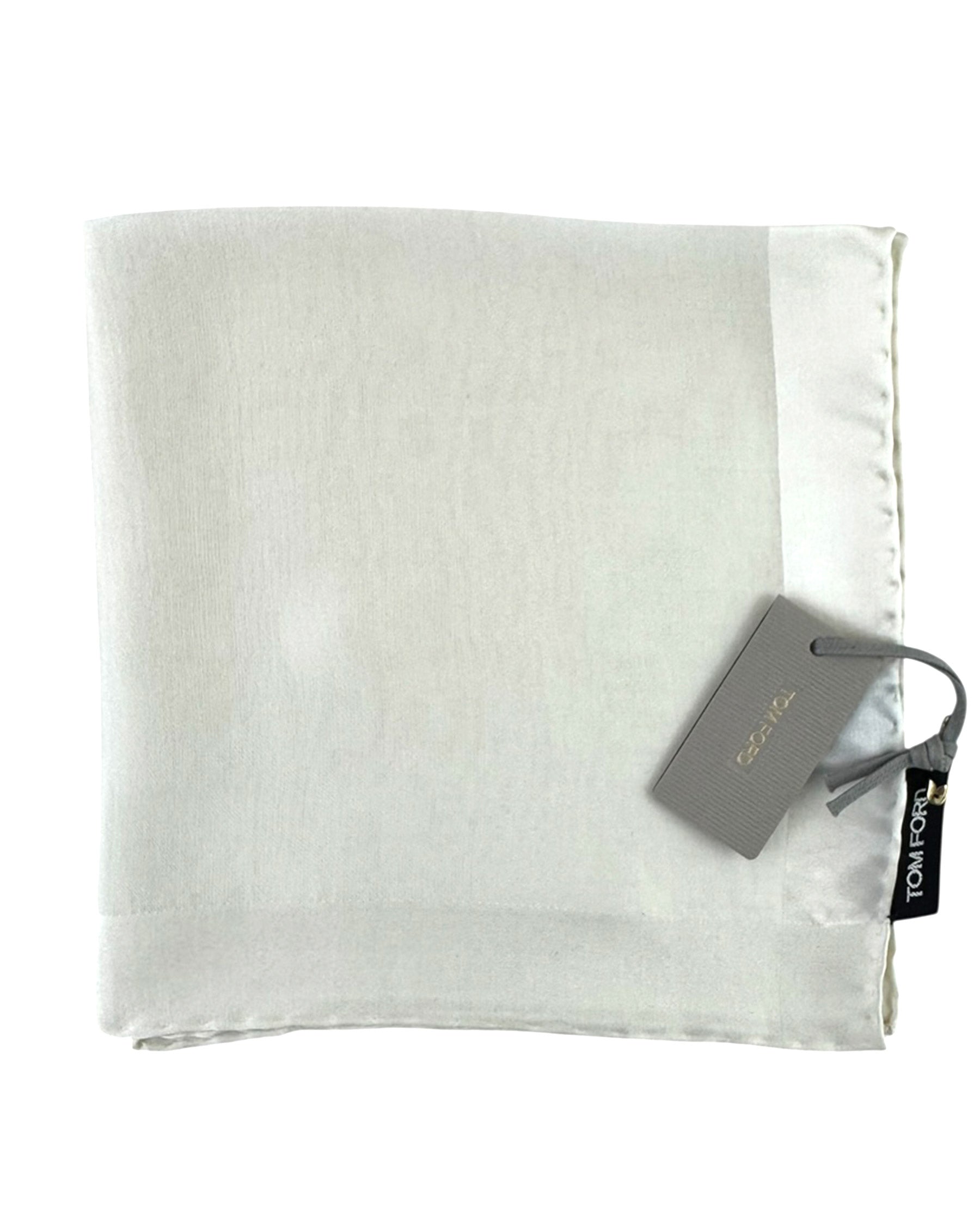 Tom Ford Pocket Square Ivory White