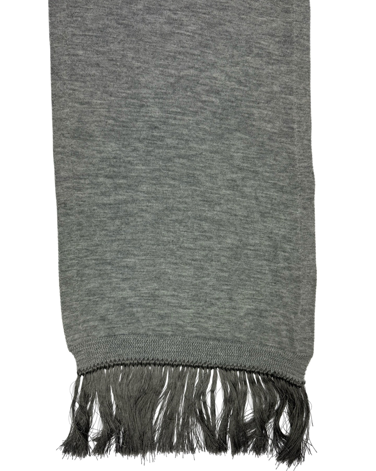Tom Ford Cashmere Scarf Heather Gray Fringe