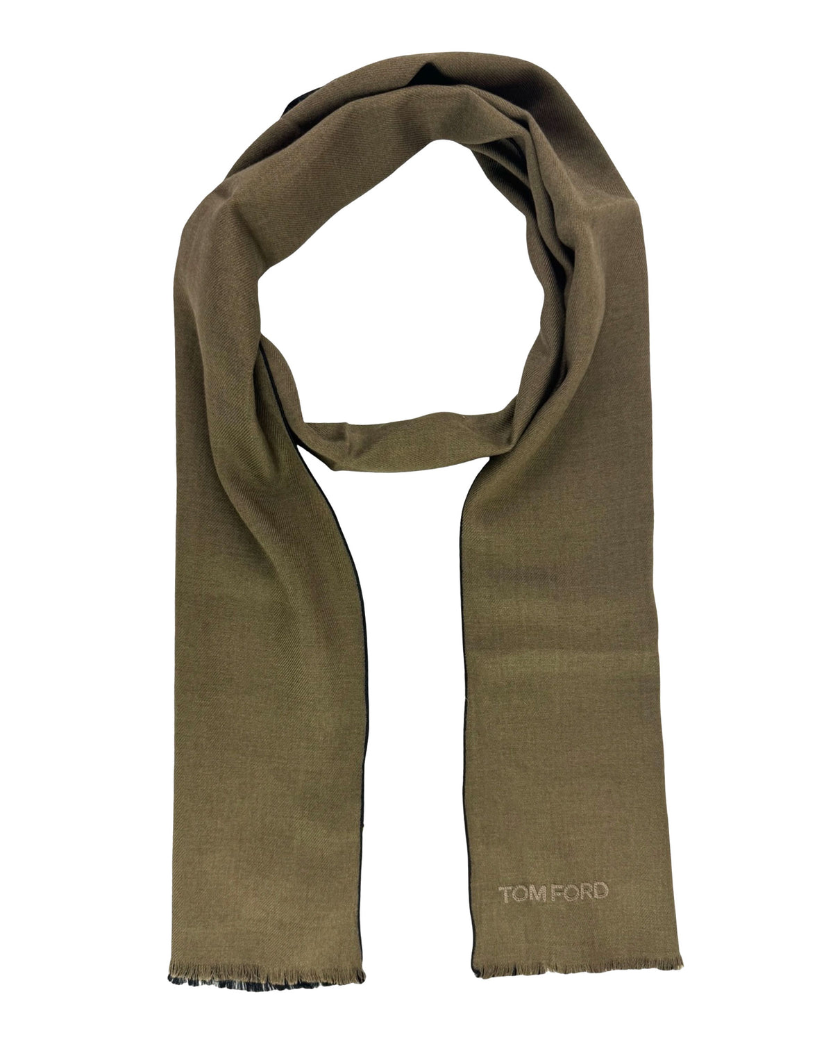 Tom Ford Scarf Taupe Black