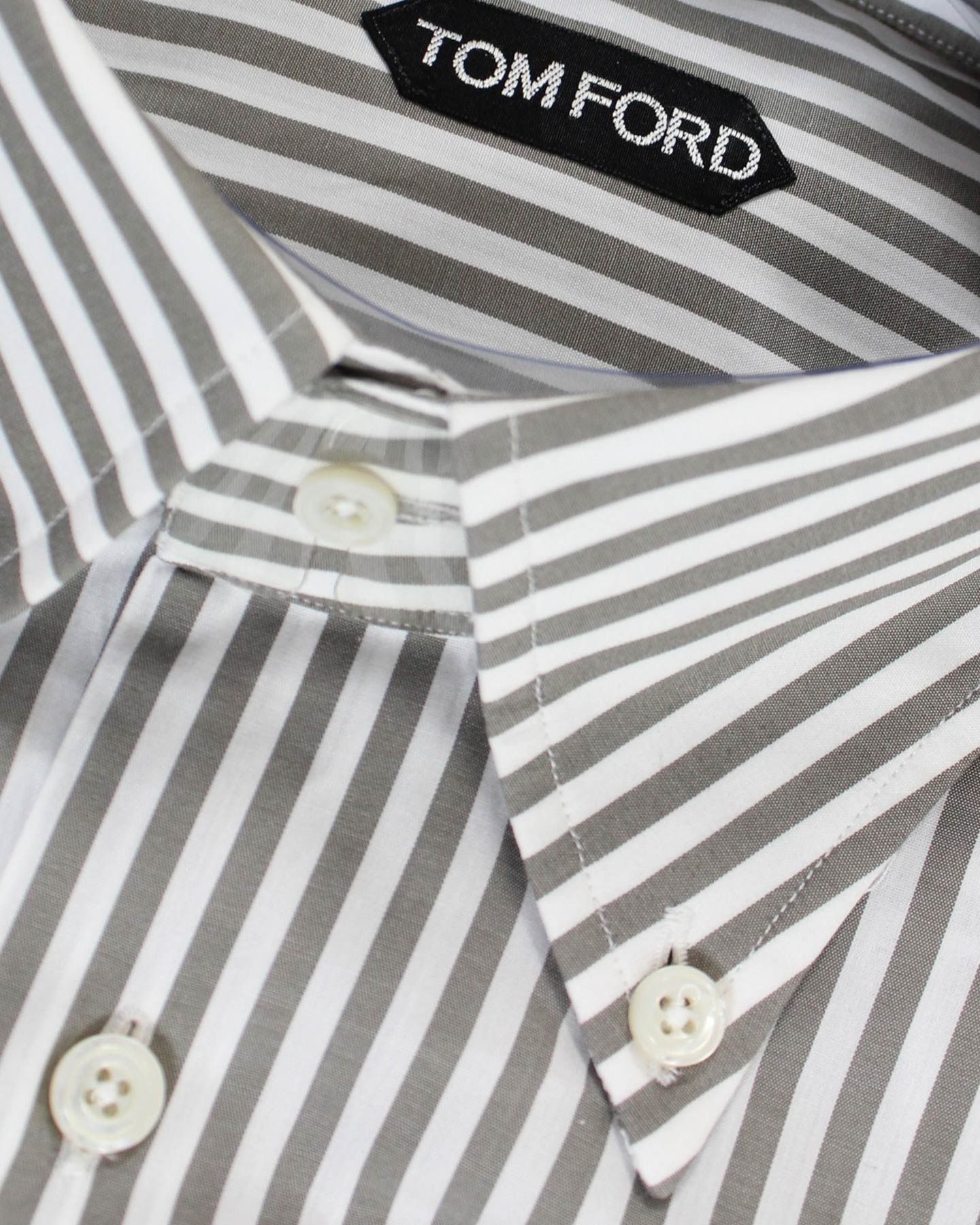 Tom Ford  Shirt Gray White