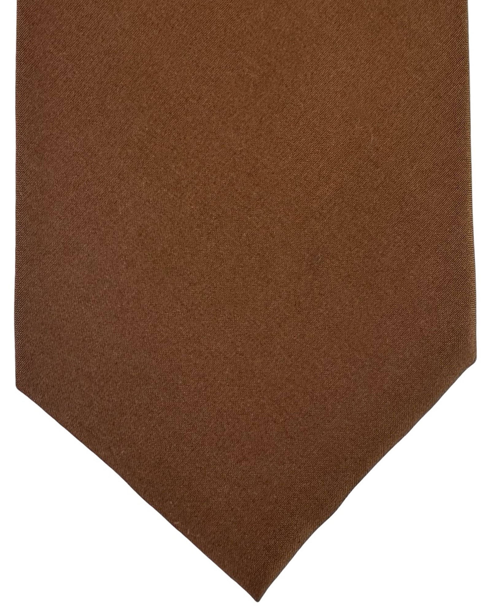 Tom Ford Tie Solid Brown - Wide Necktie SALE