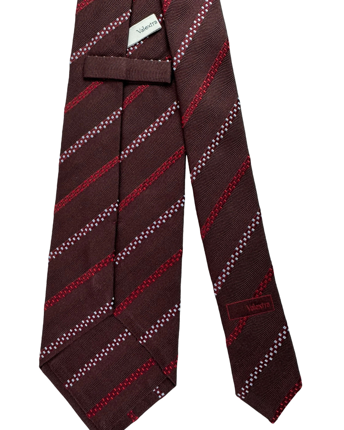 Valextra Tie Bordeaux 