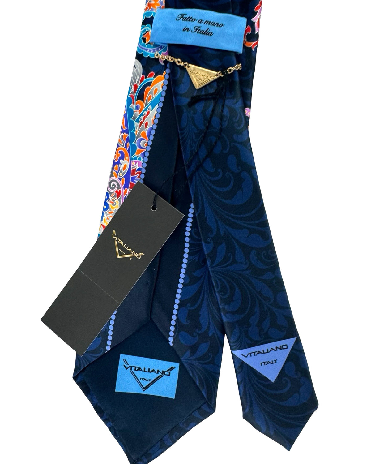VitalianoPancaldi SilkTie Oversized Paisley SPECIAL ORDER