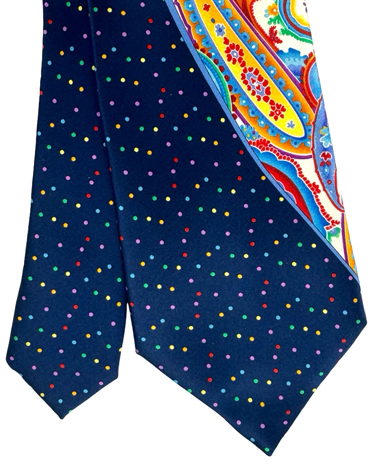 Vitaliano Pancaldi Tie Paisley & Mini Dots