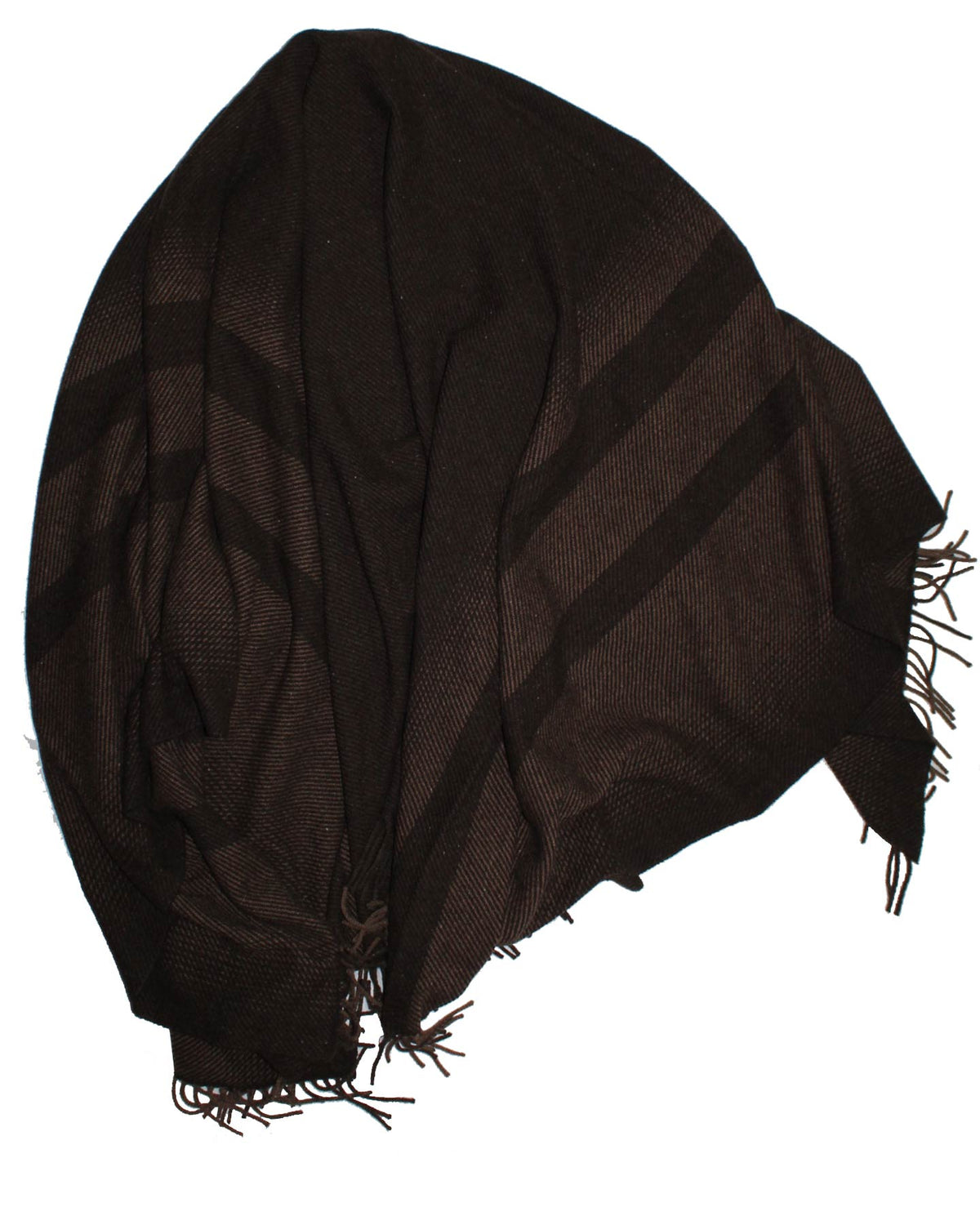 Ermenegildo Zegna Throw Blanket Brown - Wool Silk Cashmere SALE