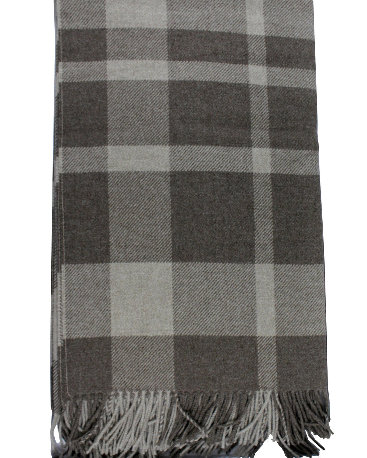 Blanket Gray Ceylon Green Plaid