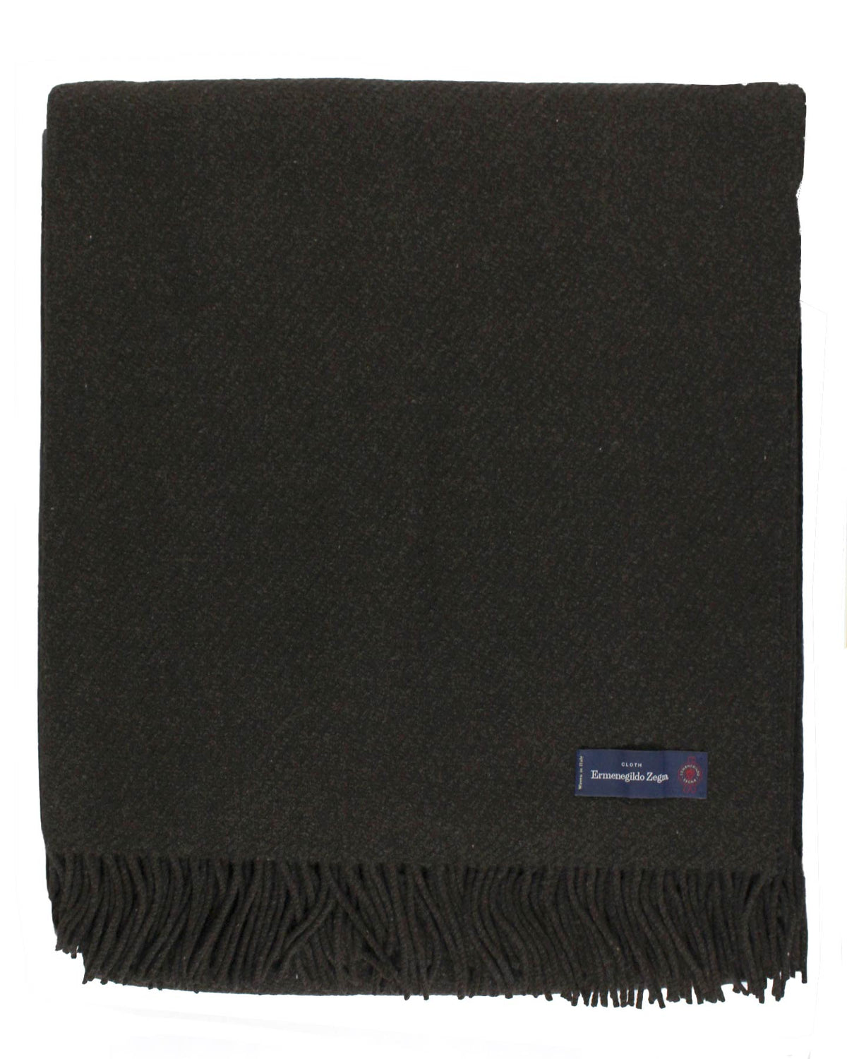 Ermenegildo Zegna Throw Blanket Dark Brown  New