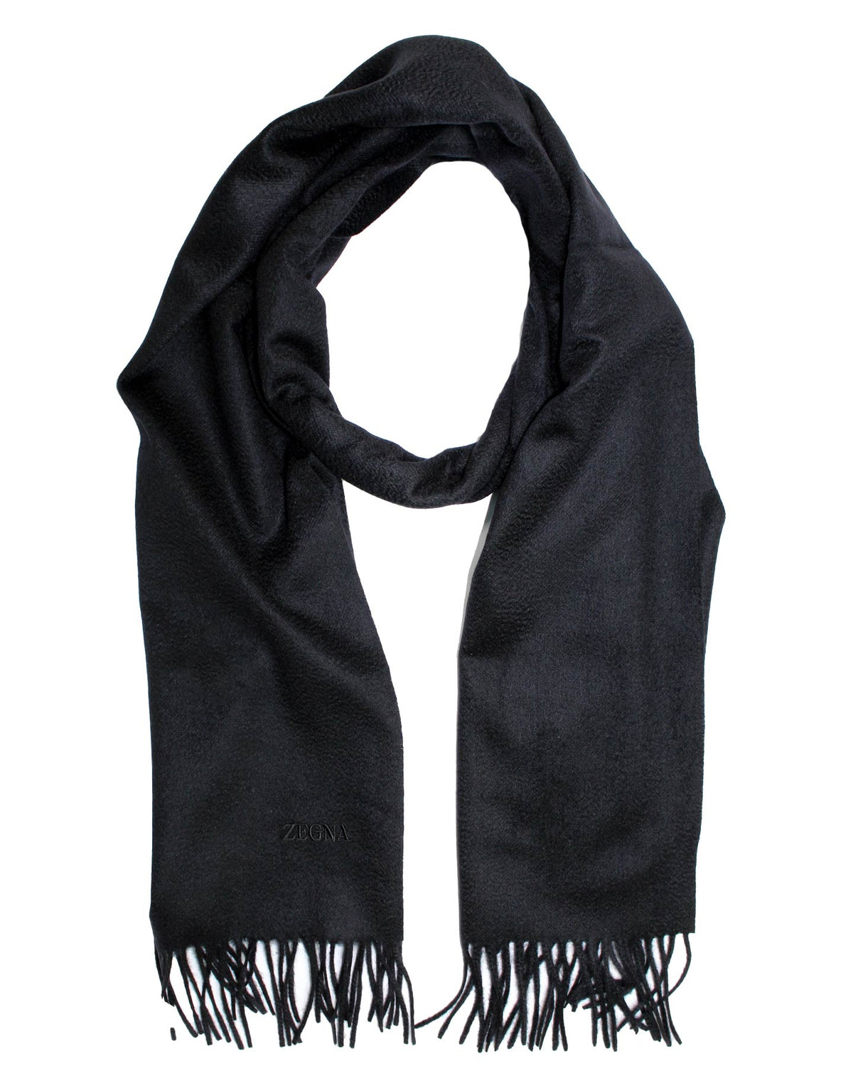 Ermenegildo Zegna Scarf Oasi Cashmere Black