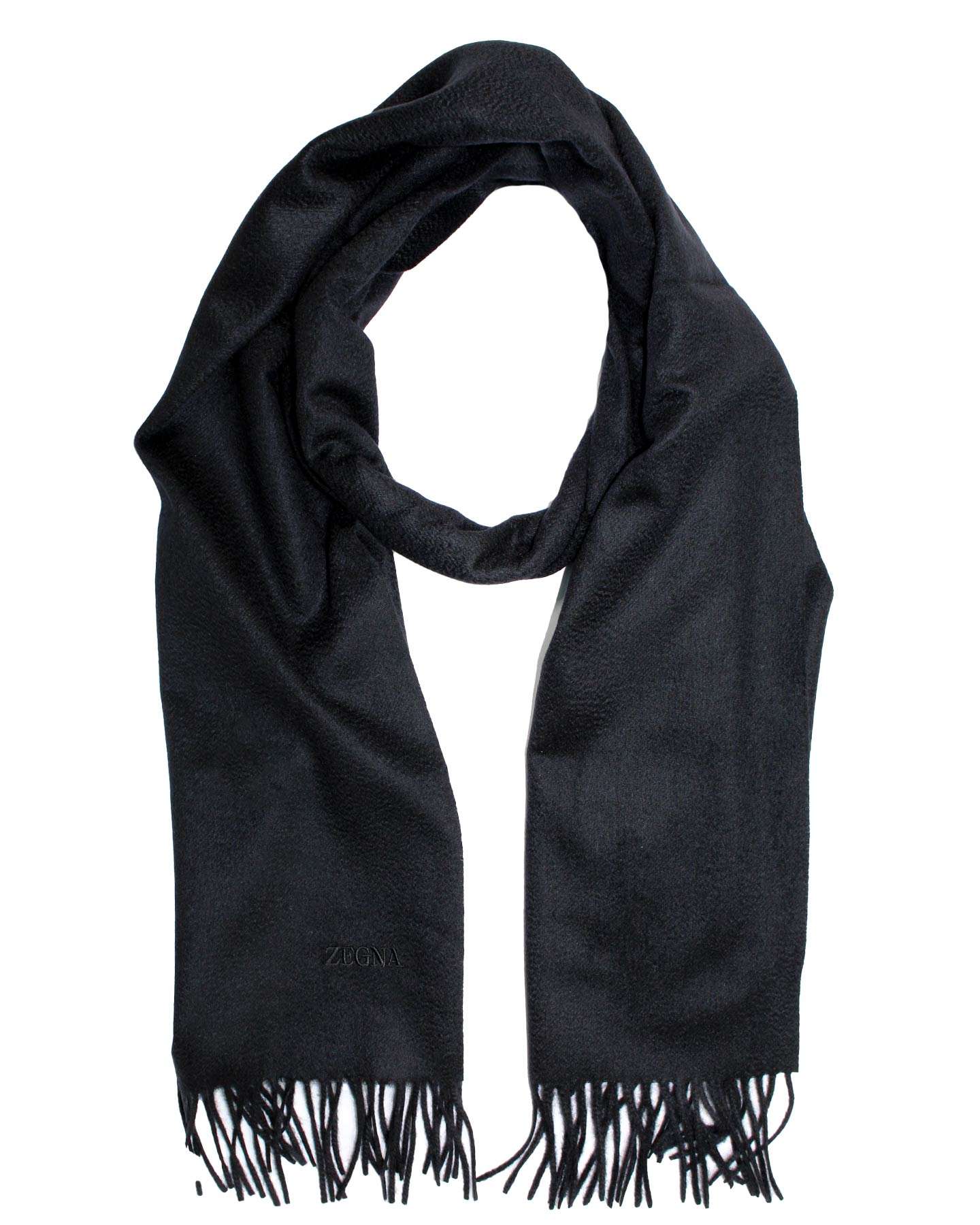 Ermenegildo Zegna Scarf Oasi Cashmere Black
