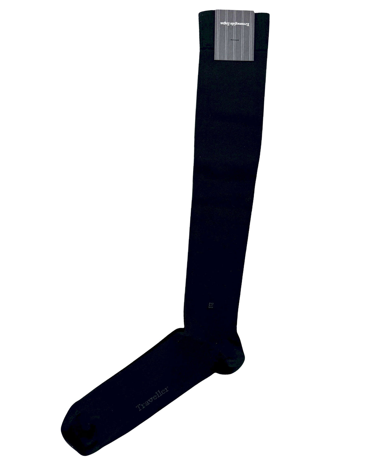 Ermenegildo Zegna Socks Dark Blue - Over The Calf Traveller Men Socks EU 46 / US 12