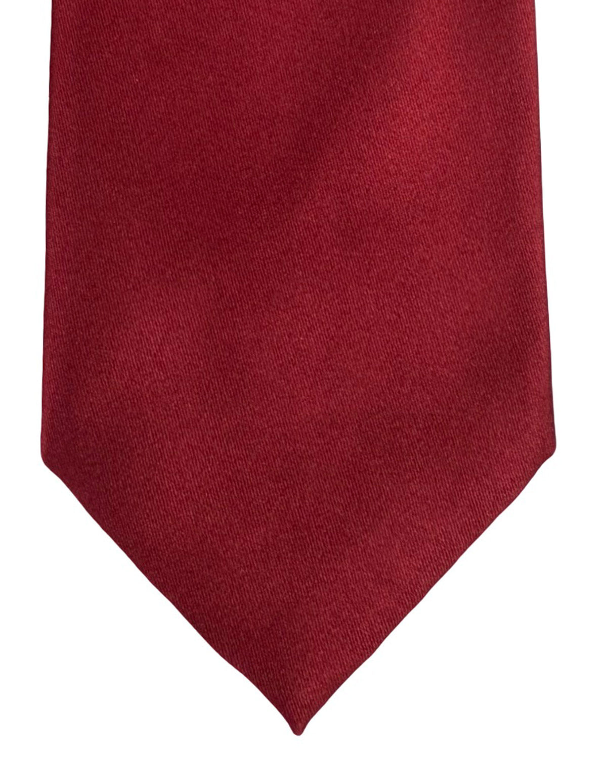 Ermenegildo Zegna Tie Bordeaux Solid