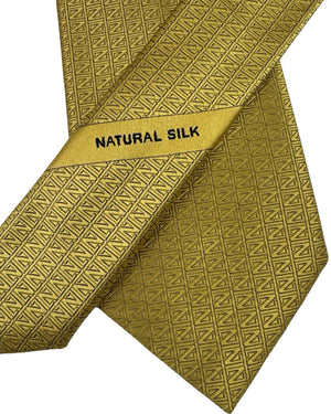 Ermenegildo Zegna Tie Yellow-Gold Orange Z-Logo