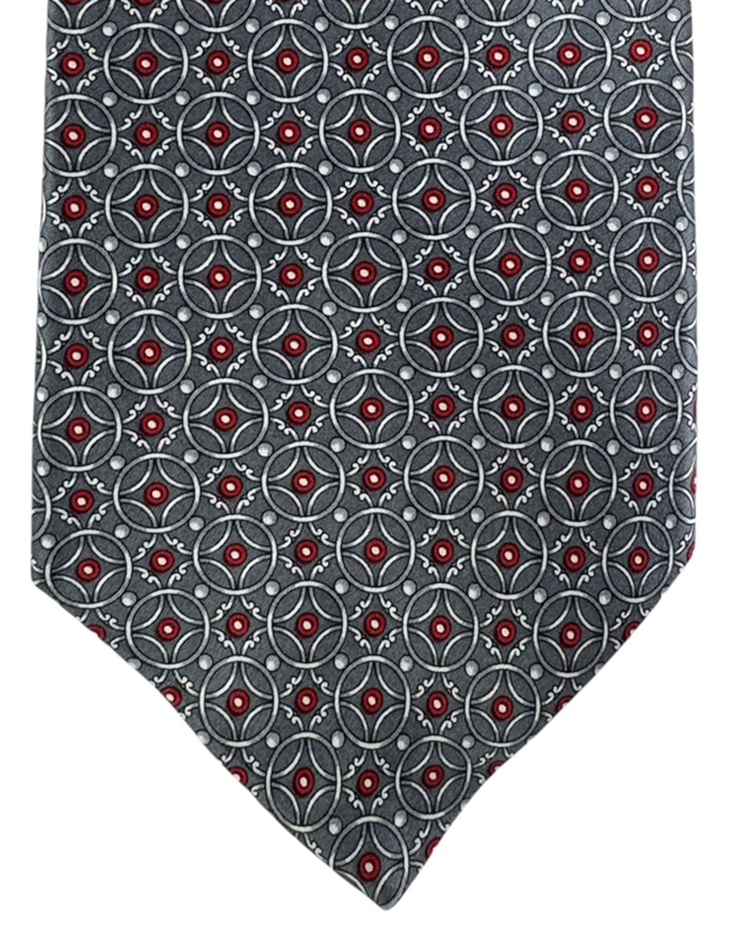 Zilli Tie Gray Bordeaux Design SALE
