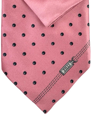 Zilli Silk Tie & Matching Pocket Square Set 