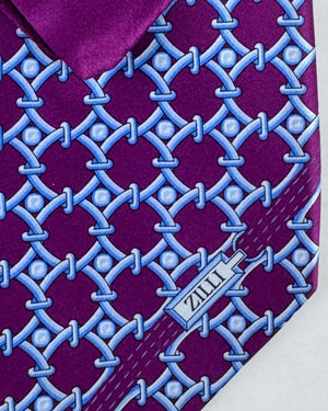 Zilli Tie & Matching Pocket Square Set 