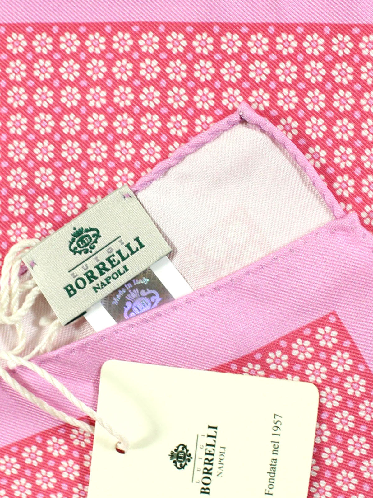 Luigi Borrelli Silk Pocket Square
