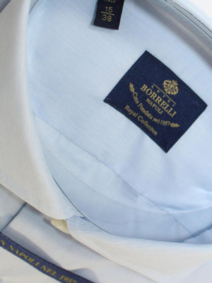 Luigi Borrelli authentic Dress Shirt ROYAL COLLECTION 