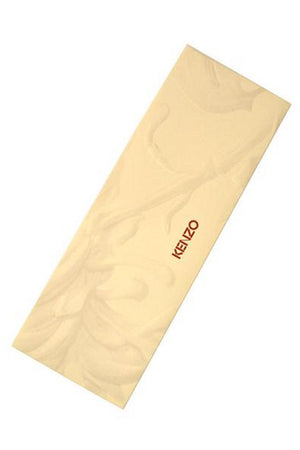 Kenzo Tie Taupe Brown Silver Stripes - Narrow Necktie