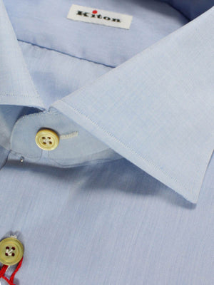 Kiton Dress Shirt Blue 42- 16 1/2 SALE