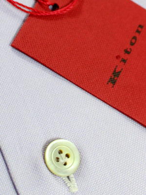 Kiton Shirt Lilac Design 