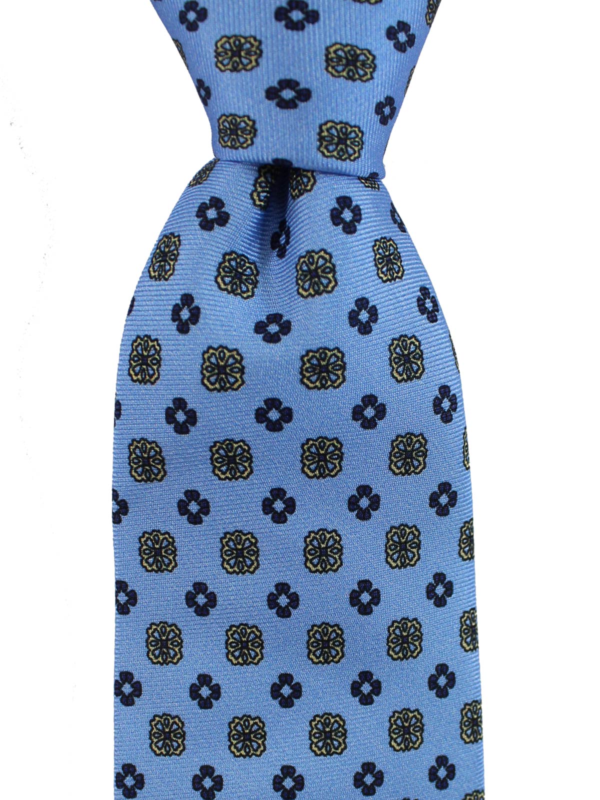 Massimo Valeri Extra Long Tie Blue Design