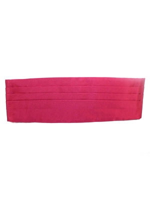 Valentino Cummerbund Solid Cranberry Pink