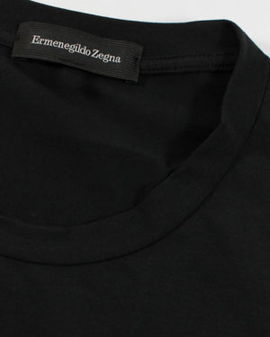 Ermenegildo Zegna Long Sleeve T-Shirt Black Under Shirt L REDUCED - SALE